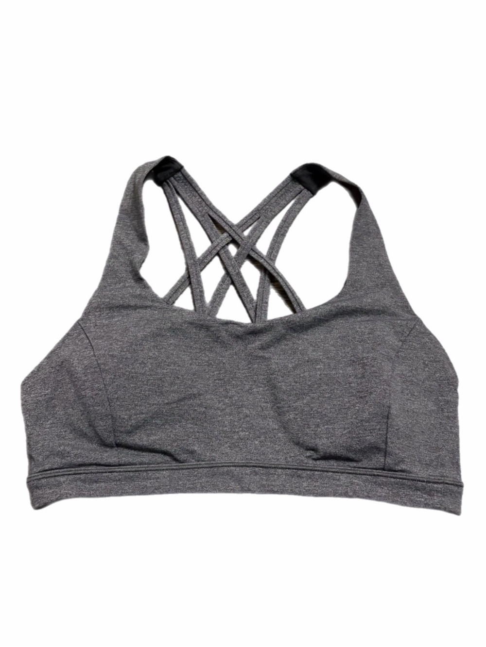 Lululemon Free to Be Serene Bra (Heathered Black) Size 8
